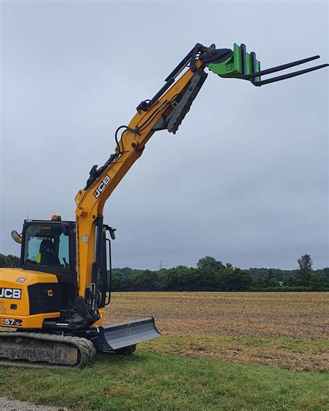 mini excavator forklift attachment